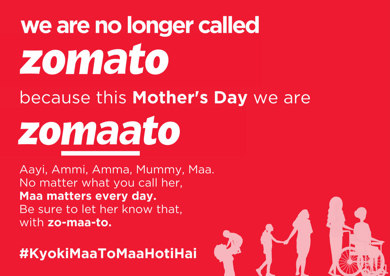 Zomato - Mother's Day